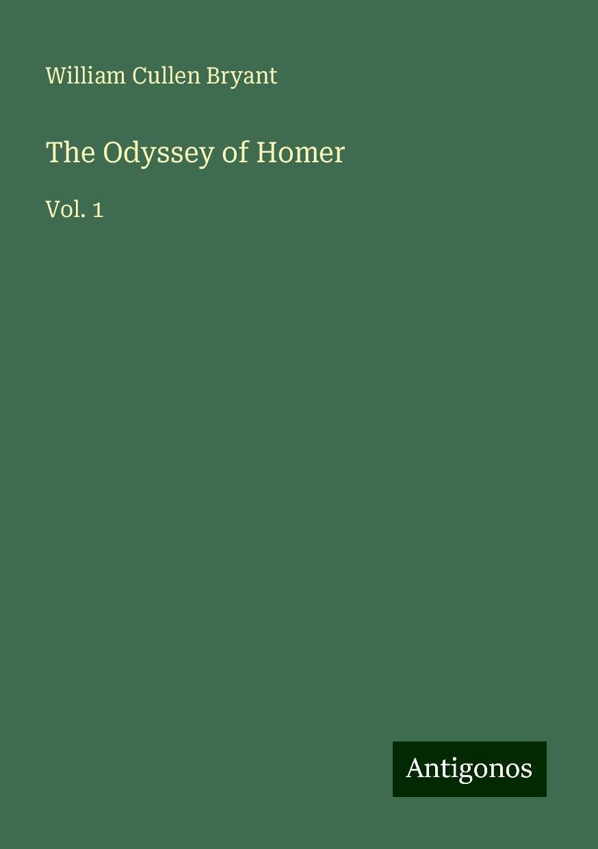 The Odyssey of Homer: Vol. 1