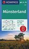 KOMPASS Wanderkarte Münsterland: 3 Wanderkarten 1:50000 im Set inklusive Karte zur offline Verwendung in der KOMPASS-App. Fahrradfahren. Reiten. (KOMPASS-Wanderkarten, Band 849)