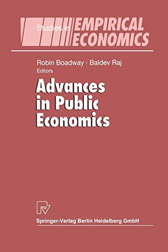 Advances in Public Economics (Studies in Empirical Economics)