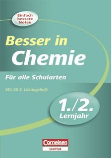 Besser in der Sekundarstufe I - Chemie: 1./2. Lernjahr - Übungsbuch mit separatem Lösungsheft (28 S.)