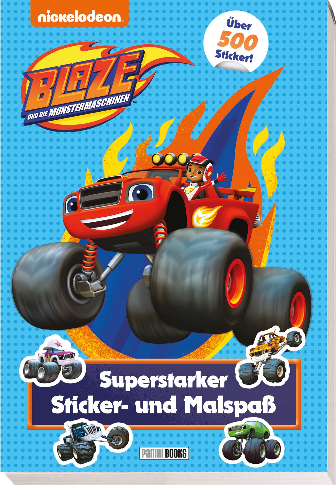 Blaze und die Monstermaschinen: Superstarker Sticker- und Malspaß: Sticker- und Malblock
