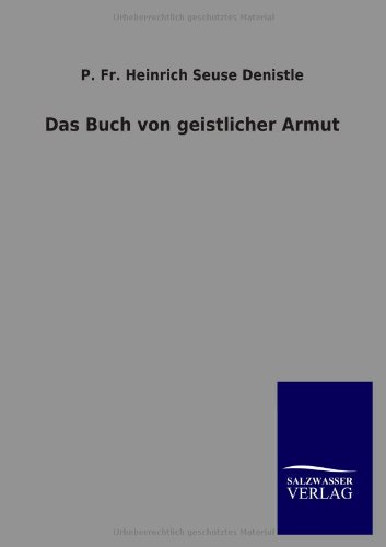 Das Buch von geistlicher Armut