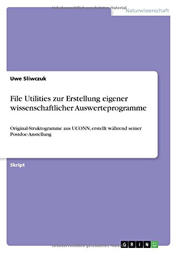 File Utilities zur Erstellung eigener wissenschaftlicher Auswerteprogramme: Original-Struktogramme aus UCONN, erstellt während seiner Postdoc-Anstellung