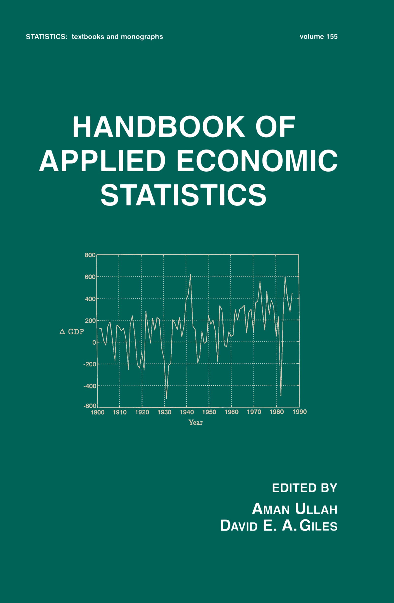 Handbook of Applied Economic Statistics (Statistics, Textbooks and Monographs, V. 155)