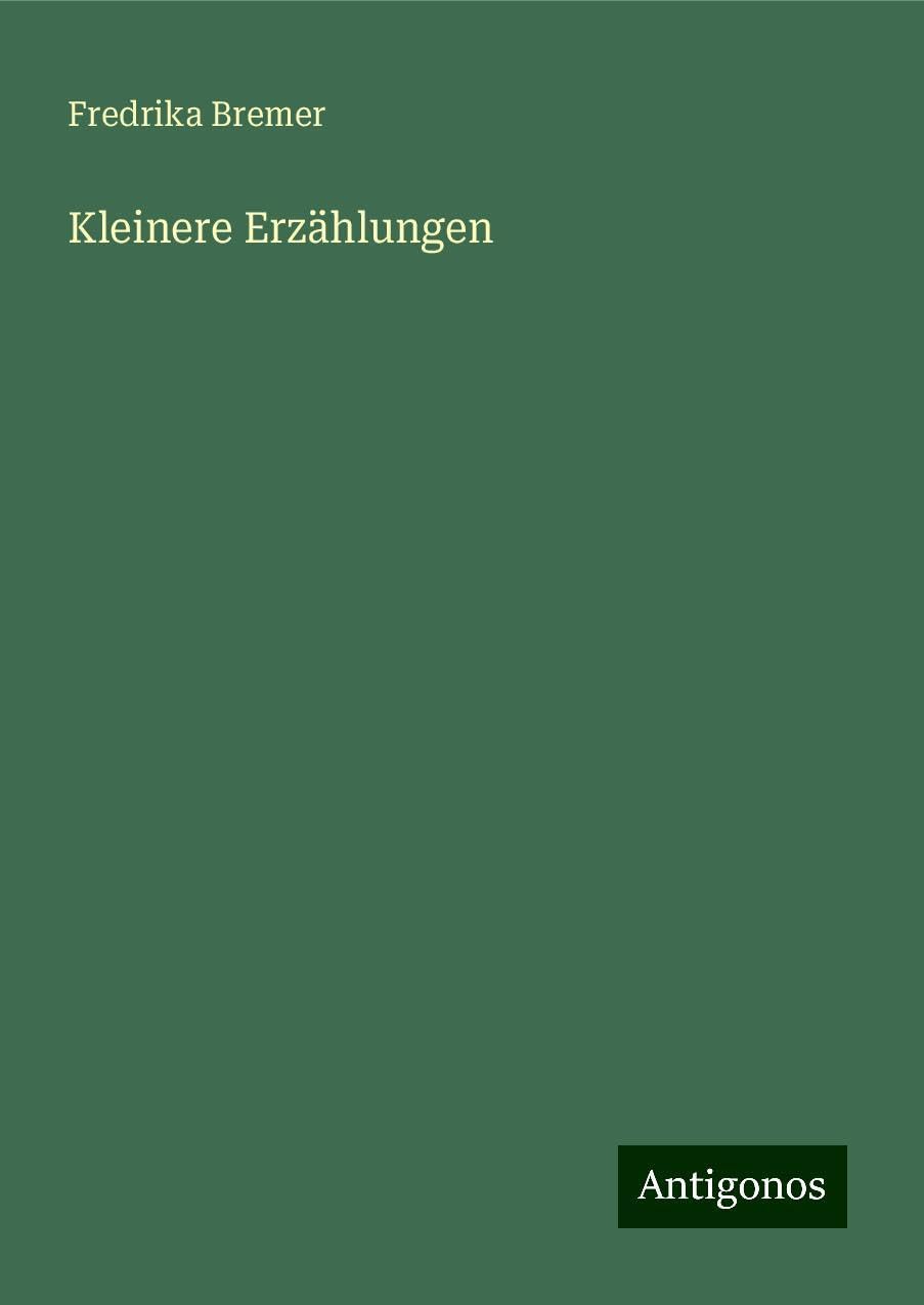 Kleinere Erzählungen