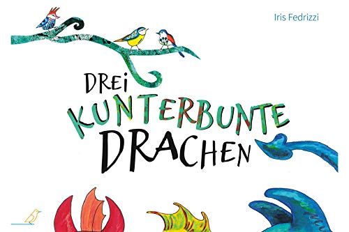 Drei kunterbunte Drachen