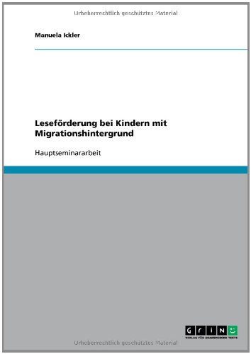 Leseförderung bei Kindern mit Migrationshintergrund