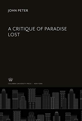 A Critique of Paradise Lost