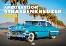 Amerikanische Straßenkreuzer Kalender 2024: restaurierte Schmuckstücke aus den 1950er - und 1960er Jahren US Car Wandkalender