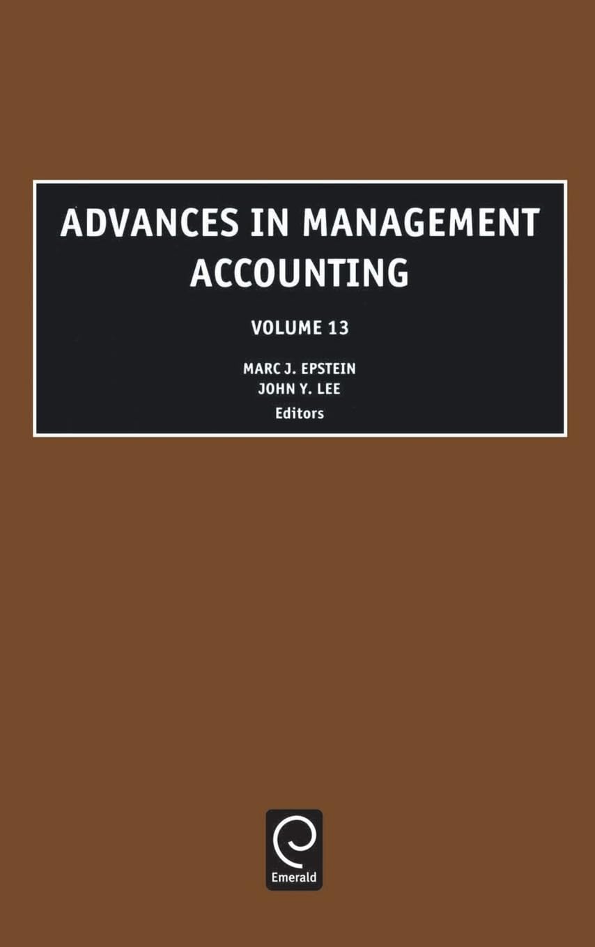 Advances in Management Accounting (Advances in Management Accounting, 13, Band 13)