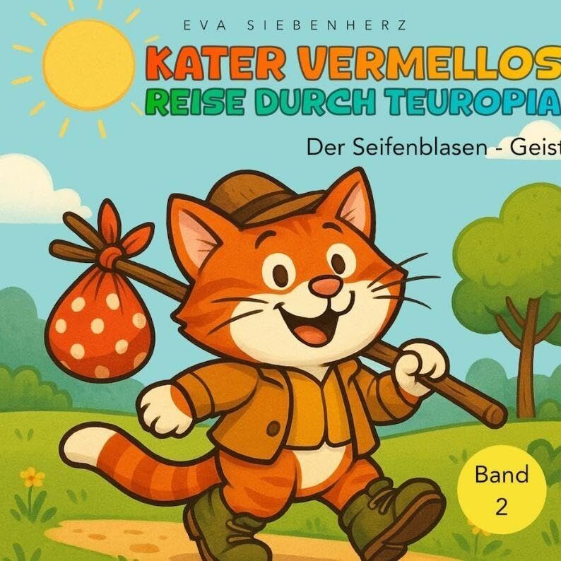 Der Seifenblasen-Geist, eine humorvolle und windgerechte Katzengeschichten in 12 Kapiteln als Einzelbände