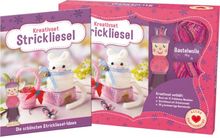 Kreativset Strickliesel - Die schönsten Strickliesel-Ideen: Set mit Anleitungsbuch, Strickliesel und Wolle für 1 Modell (Alles handgemacht)