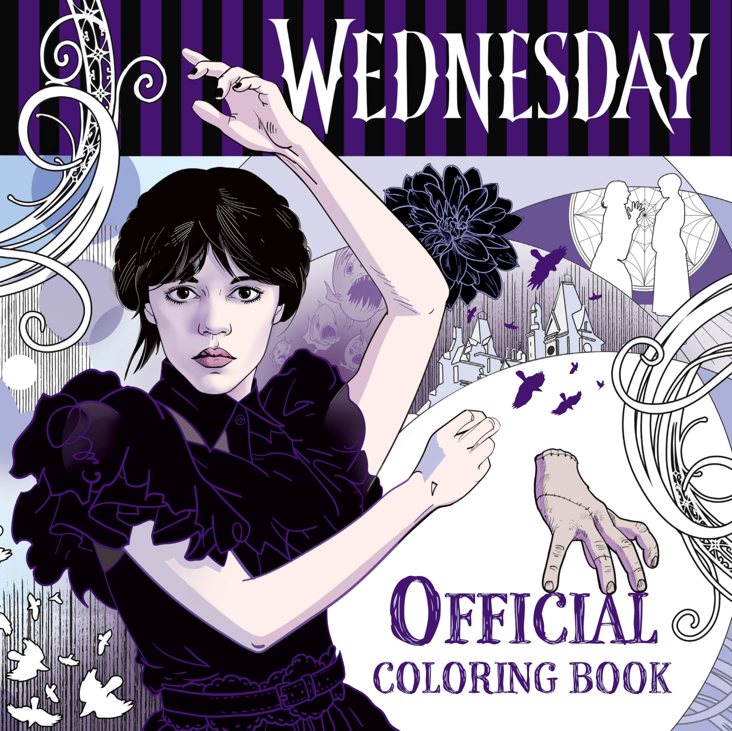 Wednesday: Official Coloring Book: The Official Coloring Book