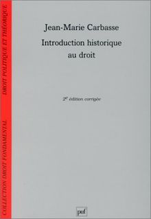 Introduction historique au droit