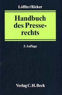 Handbuch des Presserechts