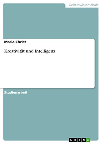 Kreativität und Intelligenz