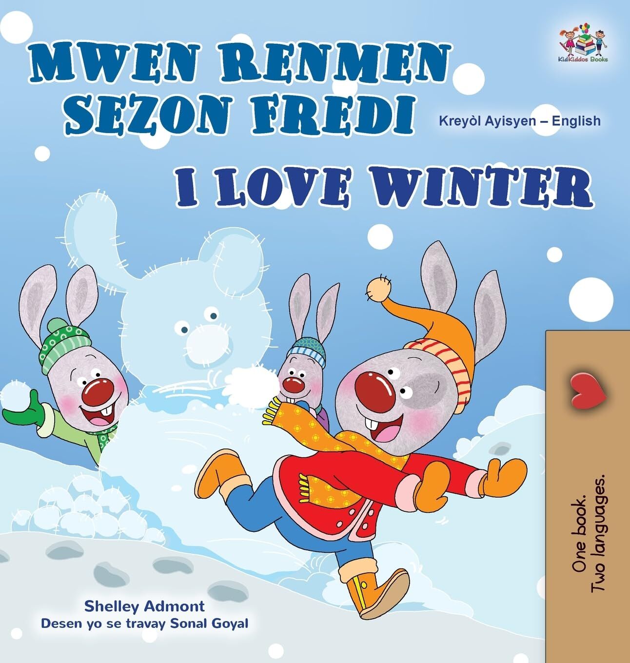 I Love Winter (Haitian Creole English Bilingual Book for Kids)