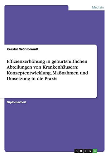 Effizienzerhöhung in geburtshilflichen Abteilungen von Krankenhäusern: Konzeptentwicklung, Maßnahmen und Umsetzung in die Praxis