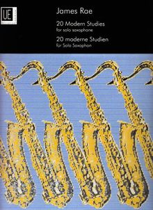 20 Modern Studies, für Saxophon solo (S/A/T/Bar)