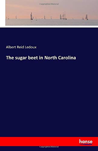 The sugar beet in North Carolina