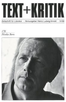 Nicolas Born (TEXT+KRITIK 170)