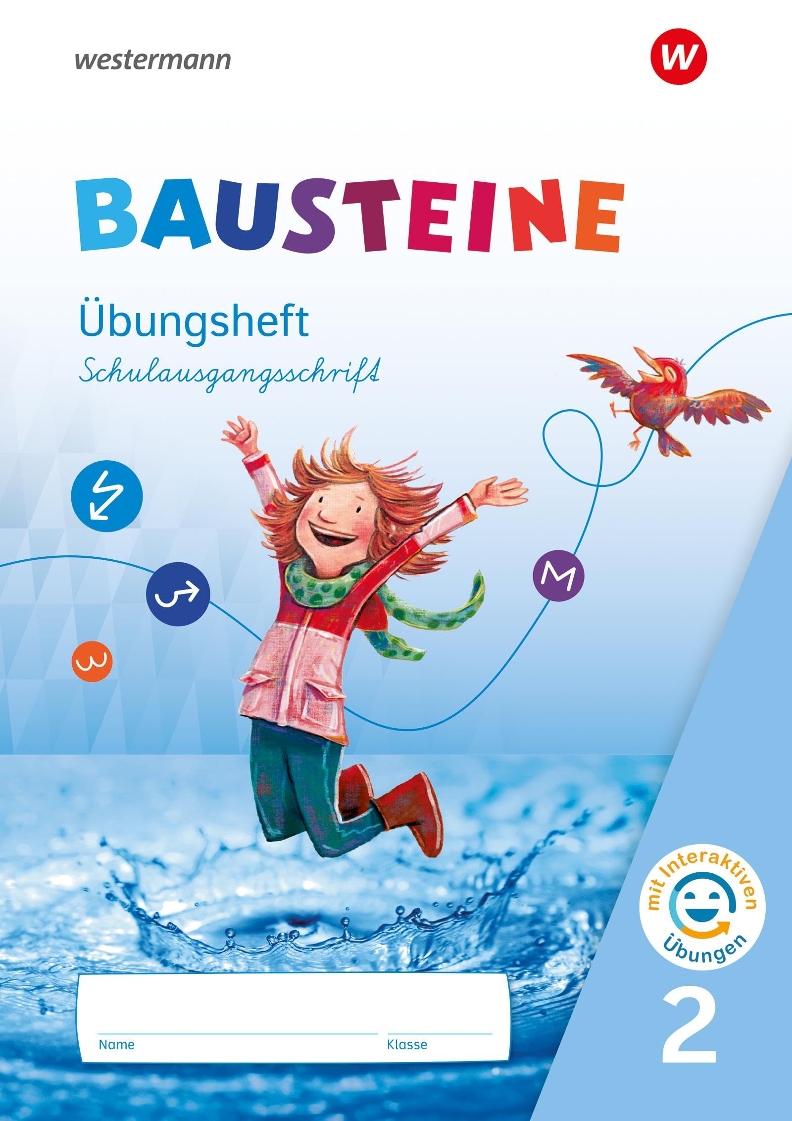 BAUSTEINE Sprachbuch und Spracharbeitshefte. Übungsheft 2 Schulausgangsschrift mit interaktiven Übungen: Ausgabe 2021