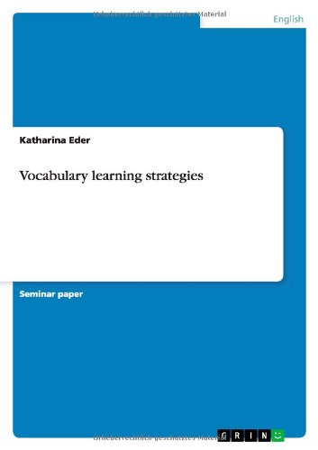 Vocabulary learning strategies
