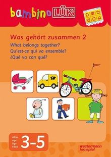 bambinoLÜK-System: bambinoLÜK: Was gehört zusammen 2: 3-5 Jahre: Für Kinder ab 3 J