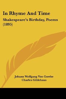 In Rhyme And Time: Shakespeare's Birthday, Poems (1895)