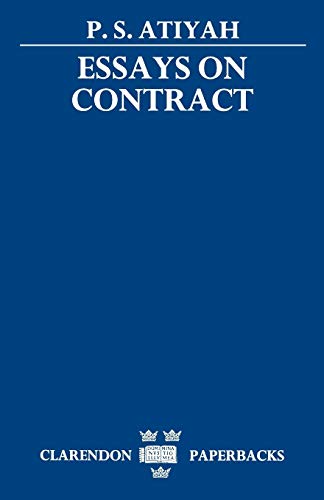 Essays on Contract (Clarendon Paperbacks)