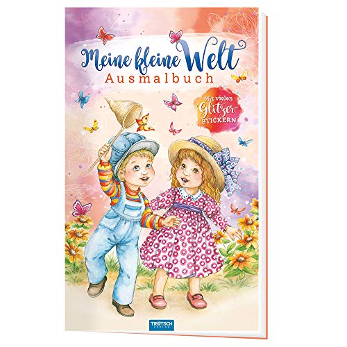 Trötsch Meine kleine Welt Ausmalbuch: Malbuch Beschäftigungsuch: Mit vielen Glitzerstickern