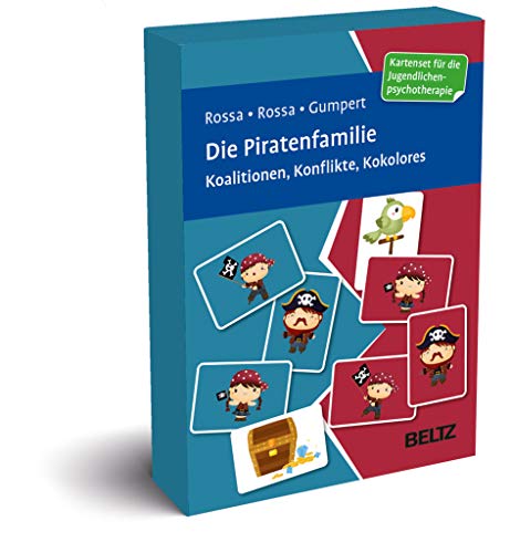 Die Piratenfamilie. Koalitionen, Konflikte, Kokolores: 140 Karten für die therapeutische und pädagogische Arbeit mit Kindern. Mit 20-seitigem Booklet ... 5,9 x 9,2 cm (Beltz Therapiekarten)