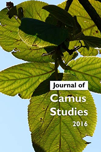 Journal of Camus Studies 2016