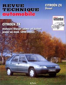 Revue technique automobile, n° 548.4. Citroën ZX diesel/TD de 91 à fin de fabrication