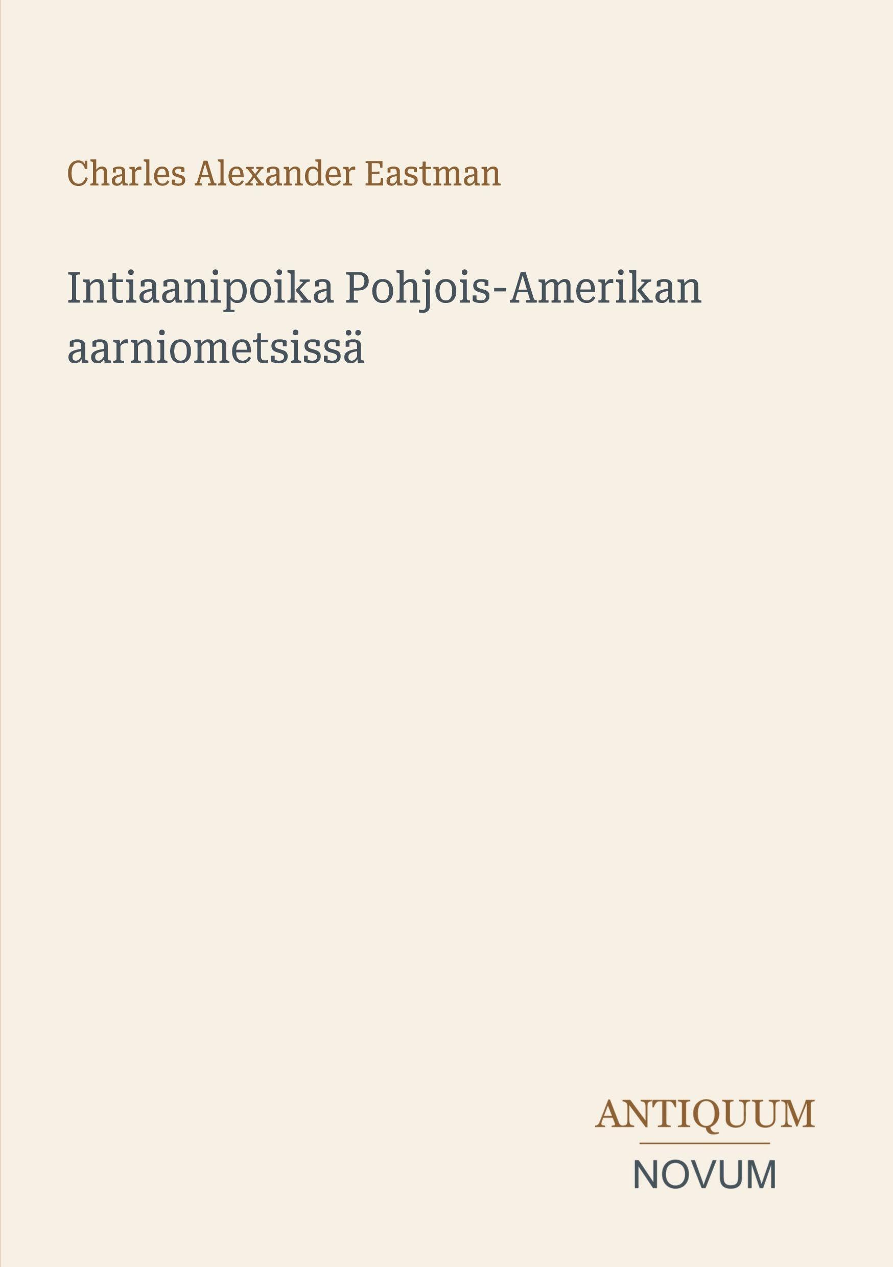 Intiaanipoika Pohjois-Amerikan aarniometsissä
