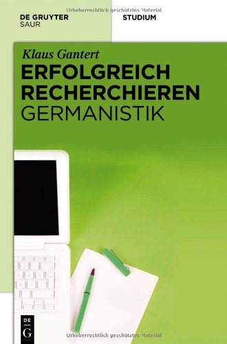 Erfolgreich recherchieren - Germanistik