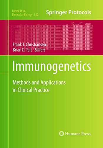 Immunogenetics: Methods and Applications in Clinical Practice (Methods in Molecular Biology, 882, Band 882)