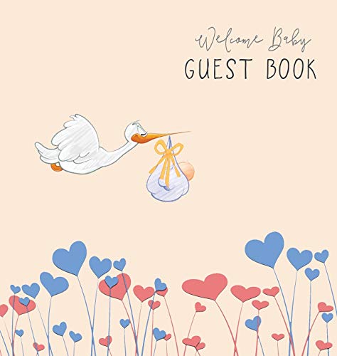 unbekannt Baby Shower Guest Book With Gift Log (Hardcover) For Baby Naming Day, Baby Shower Party, Christening Or Baptism Ceremony, Welcome Baby Party, For