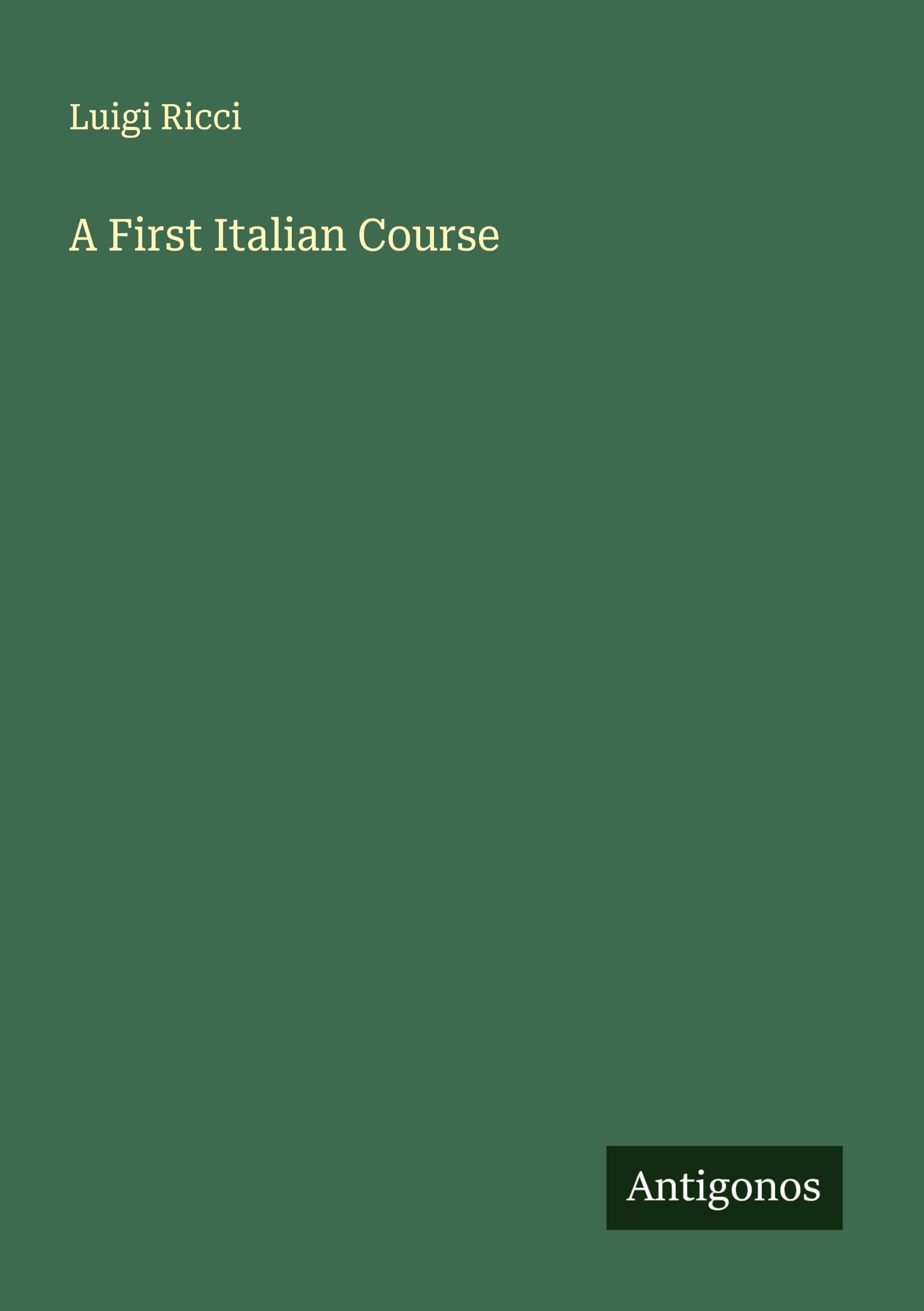 A First Italian Course