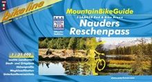 Bikeline MountainBikeGuide Nauders Reschenpass. 3 Länder Rad & Bike Arena. 1:35.000, wetterfest/reißfest