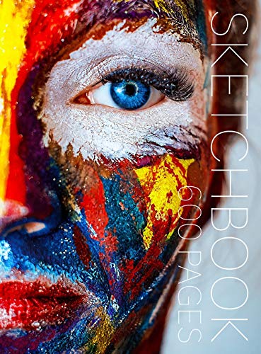 3xl Art Books 600 Pages Sketchbook, Really Big 300-sheet Large Hardcover Sketchbook For Art Book Lovers