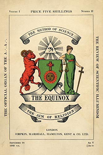 Aleister Crowley The Equinox, Keep Silence Edition, Vol. 1, No. 2