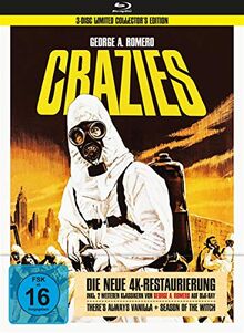 George A. Romero's Crazies (+ Bonusfilme) - 3-Disc Collector's Edition im Mediabook [Blu-ray]