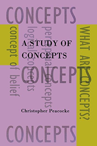 A Study of Concepts (Representation and Mind (Paperback))