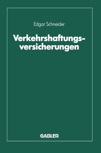 Verkehrshaftungsversicherungen (German Edition)