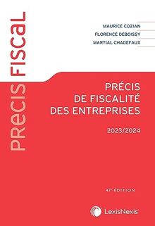 Précis de fiscalité des entreprises : 2023-2024