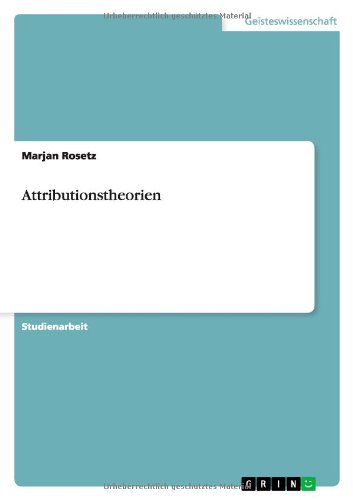 Attributionstheorien