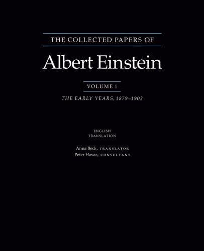 The Collected Papers Of Albert Einstein, Volume 1