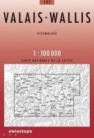 Swisstopo 1 : 100 000 Valais / Wallis: Zusammensetzung