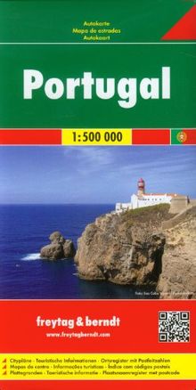 Freytag Berndt Autokarten, Portugal - Maßstab 1:500 000